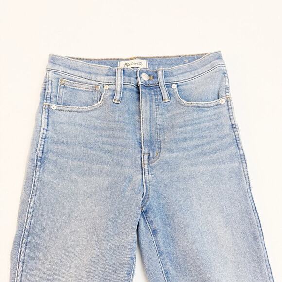 Madewell 10" High-Rise Skinny Denim Jeans Medium Wash Zip Fly Size 27 - Picture 7 of 8